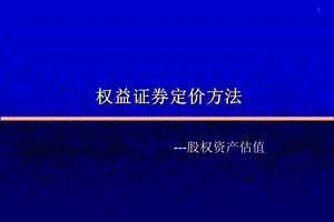 《权益证券定价因子》PPT课件.ppt