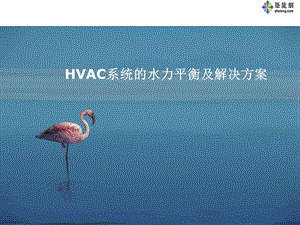 HVAC系统的水力平衡及解决方案.ppt