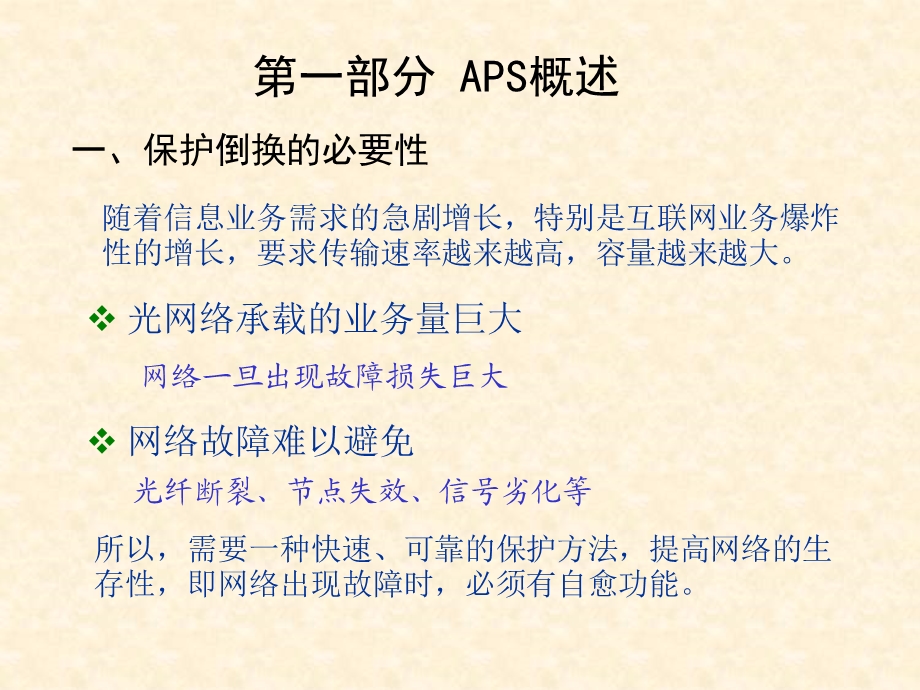 WDM光网络保护(APS)技术介绍.ppt_第3页