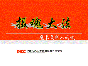 《新人面谈摄魂》PPT课件.ppt