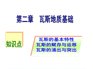 《瓦斯地质基础》PPT课件.ppt