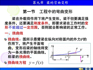 《梁的弯曲变形》PPT课件.ppt