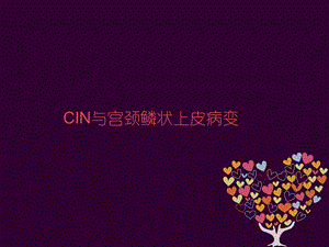 CIN与宫颈鳞状上皮病变.ppt