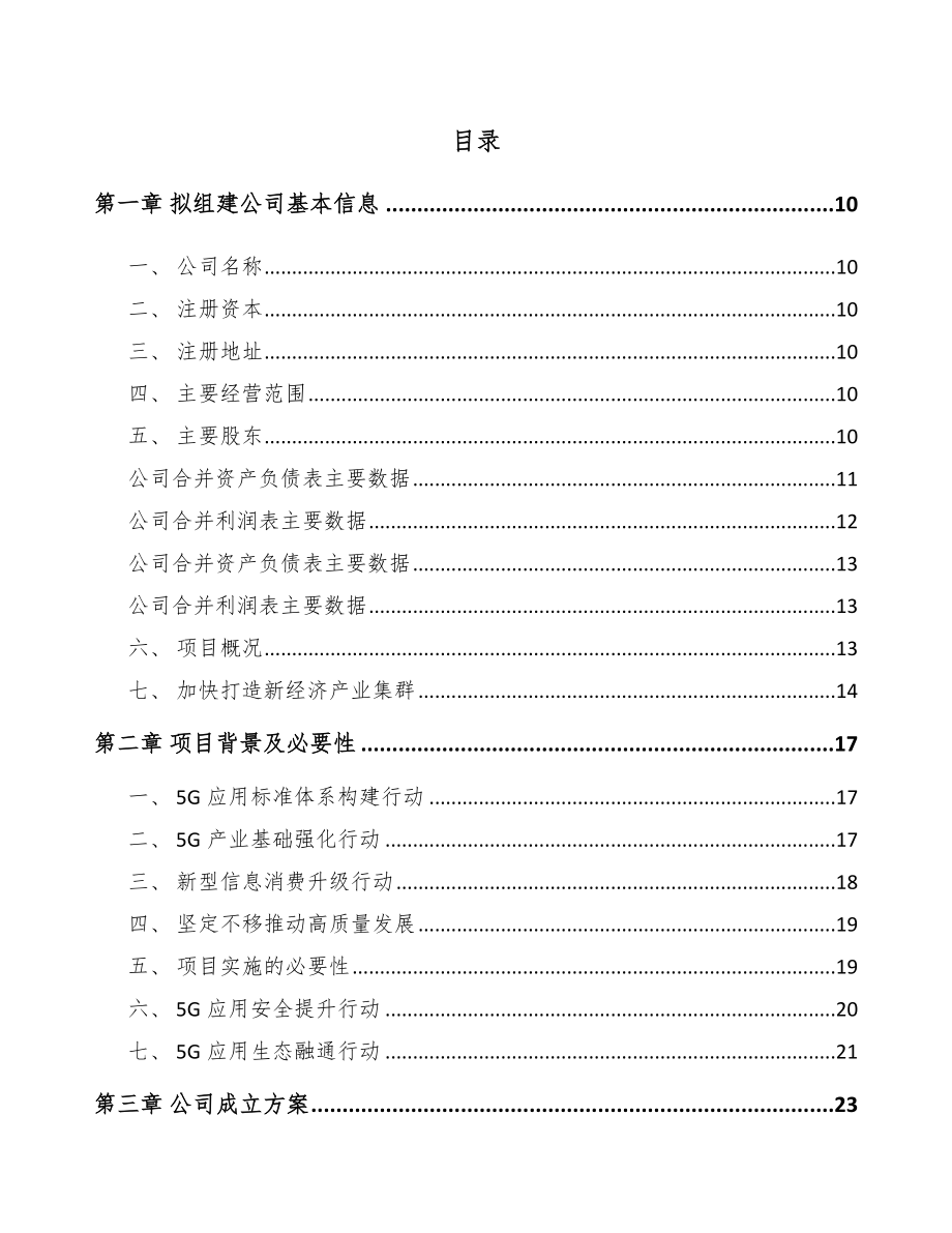 北海关于成立5G公司可行性研究报告.docx_第2页