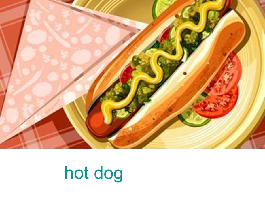 三年级下册英语课件－Lesson 20 Hamburgers and Hot Dogs｜冀教版三起 (共8张PPT).ppt_第3页