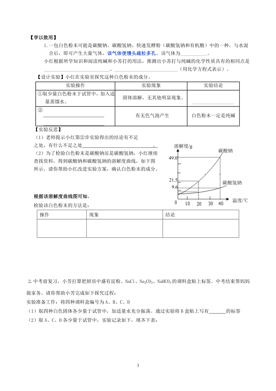 3.探秘神奇粉末学案[精选文档].doc_第3页