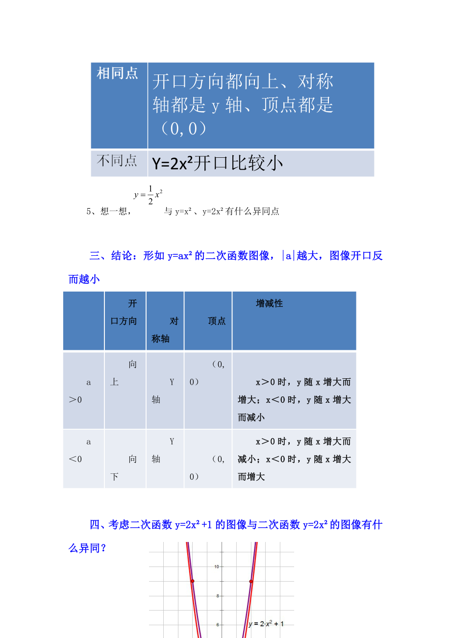 最新2.2二次函数图象与性质第2课时教学设计2汇编.docx_第3页