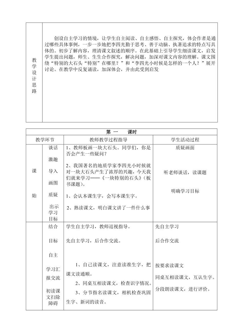 一块特别的石头教学设计7[精选文档].doc_第2页