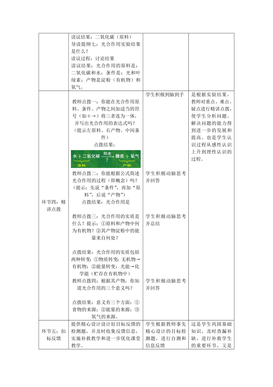 最新光合作用教学设计汇编.doc_第3页