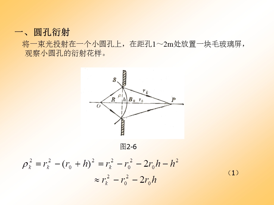 医学课件第二节菲涅耳衍射圆孔和圆屏.ppt_第2页