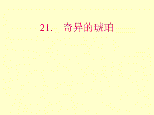 21琥珀课件[精选文档].ppt