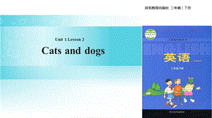 三年级下册英语课件Unit 1 Lesson 2 Cats and Dogs∣冀教版 (三起)(共17张PPT).ppt