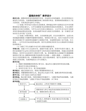 “圆锥的体积”教学设计[1][精选文档].doc