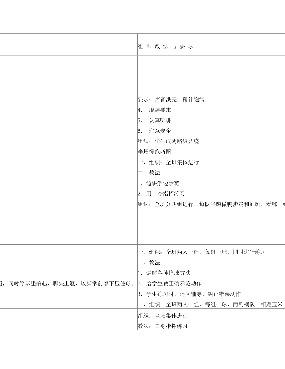 最新小学足球课教案全集名师优秀教案.doc_第3页