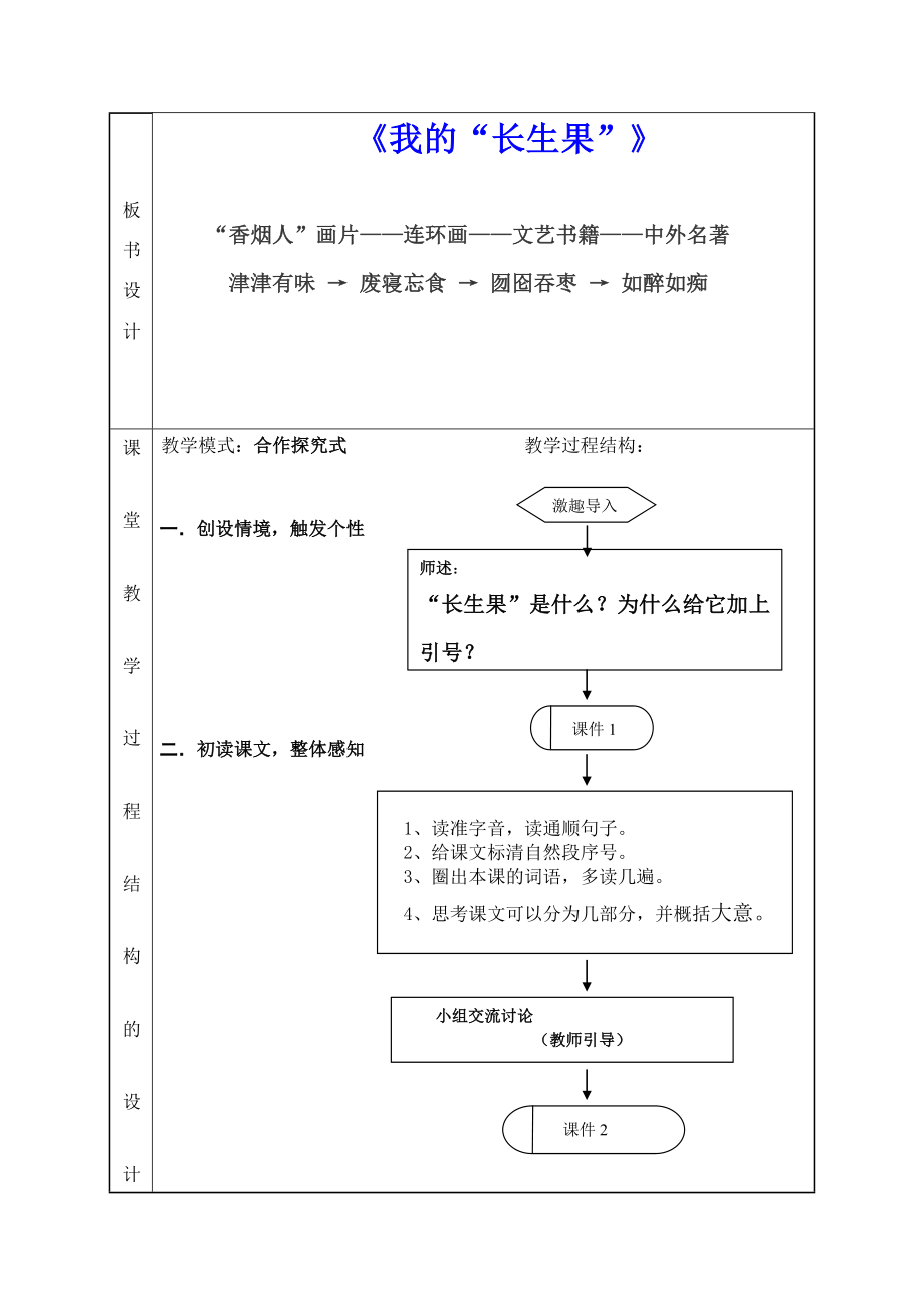 最新我的“长生果39;课堂教学设计汇编.doc_第3页