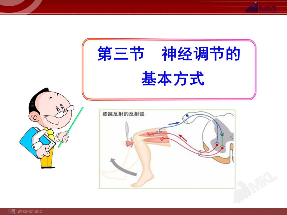 初中生物多媒体教学课件：第6章第3节神经调节的基本方式人教版七年级下册[精选文档].ppt_第1页