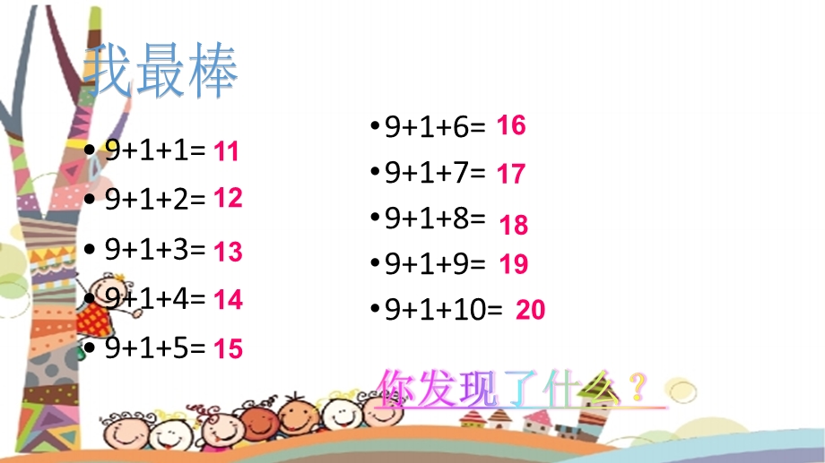 一年级上册数学课件－8.19加几 ｜人教新课标 (共20张PPT)教学文档.ppt_第3页