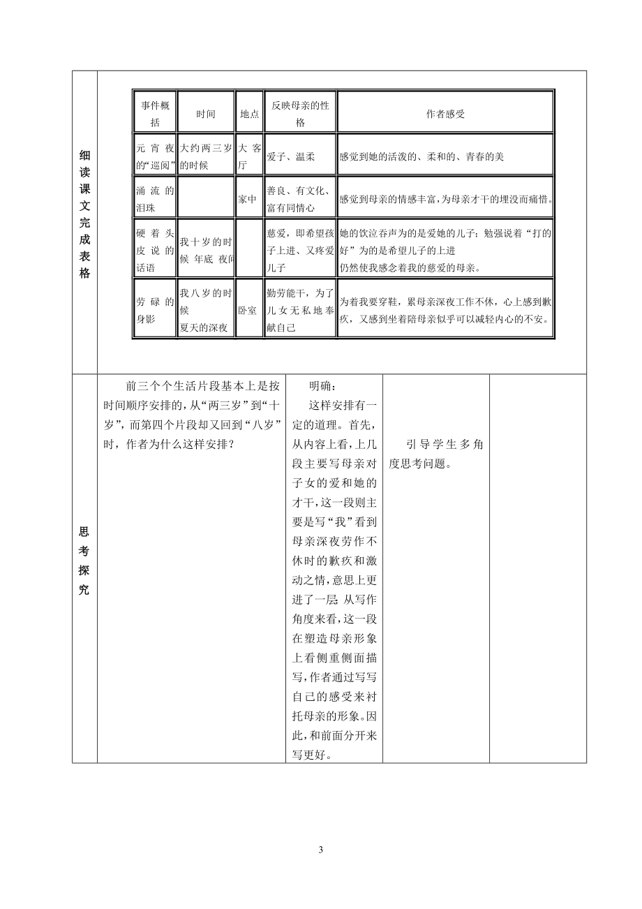 我的母亲教学设计[精选文档].doc_第3页