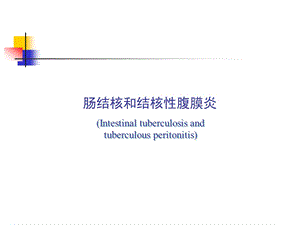 医学课件研大考研肠结核及结核性腹膜炎.ppt