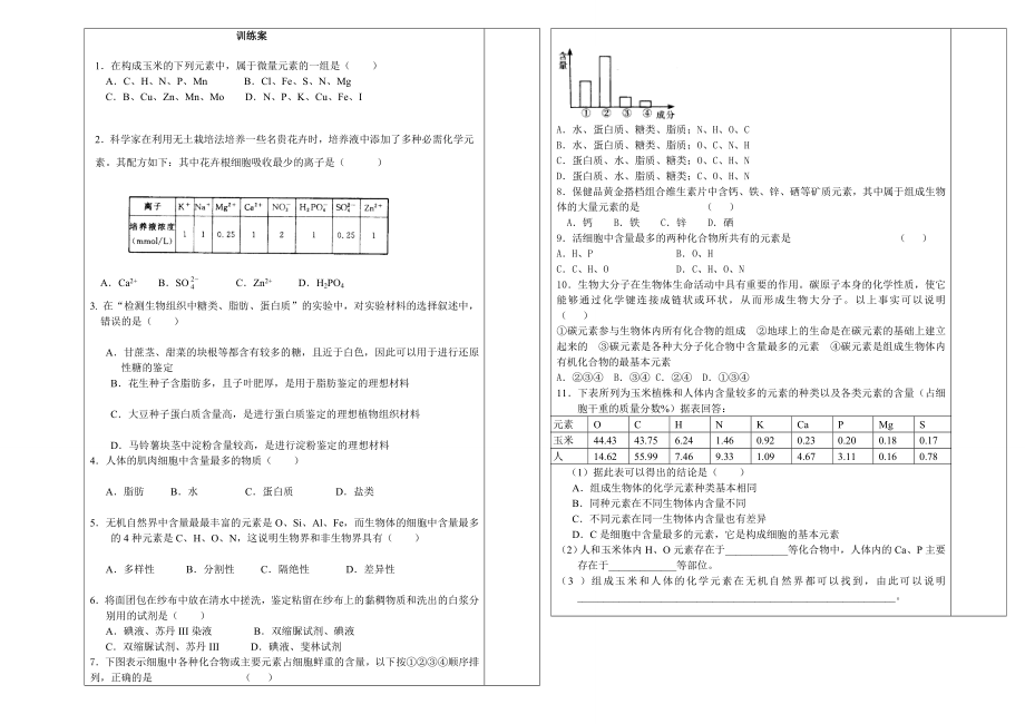 最新细胞中的元素和化合物汇编.doc_第2页