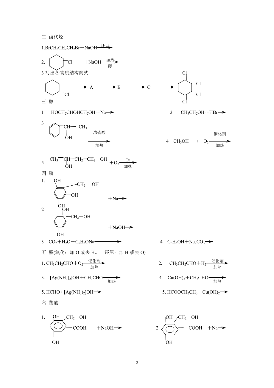 有机官能团性质练习题[精选文档].doc_第2页