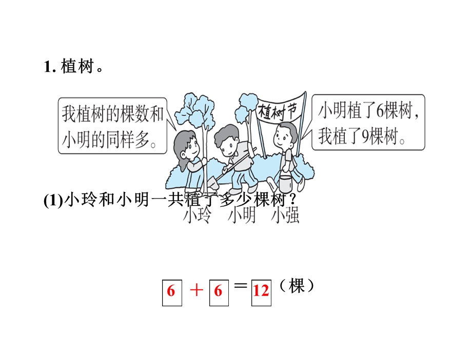 一年级上册数学课件第8单元 20以内加减法的解决问题在生活中的巧用 人教新课标(共7张PPT)教学文档.ppt_第3页