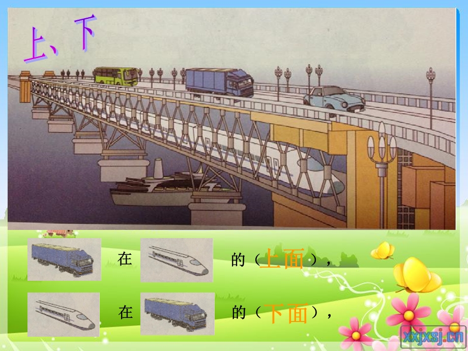 一年级数学上册位置上下前后左右.ppt_第3页