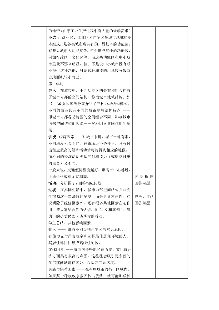 最新城市内部空间结构教案1汇编.doc_第3页