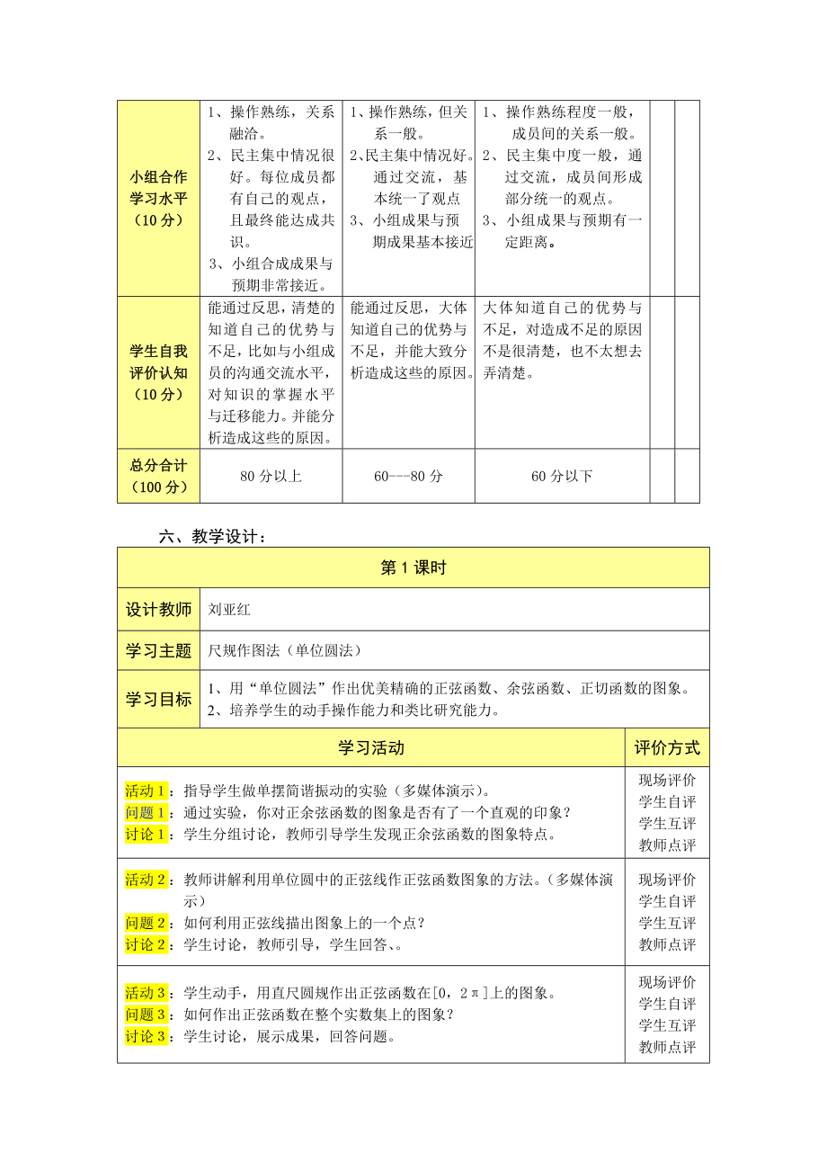 最新丰都实验中学“高中数学深度学习研究”魅力图象小专题设计案例汇编.doc_第3页