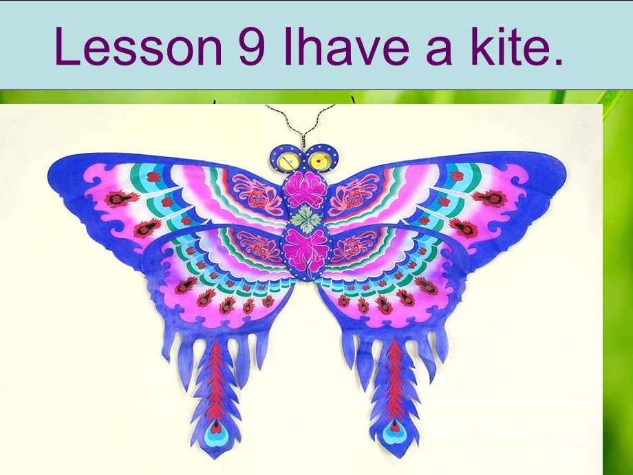 三年级下册英语课件－Lesson 9I have a kite｜科普版三起(共12张PPT).ppt_第2页