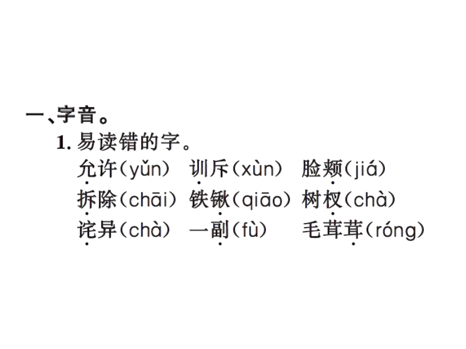 【语文推荐】四年级上册语文习题课件－第三单元知识盘点｜人教新课标 (共12张PPT)教学文档.ppt_第2页