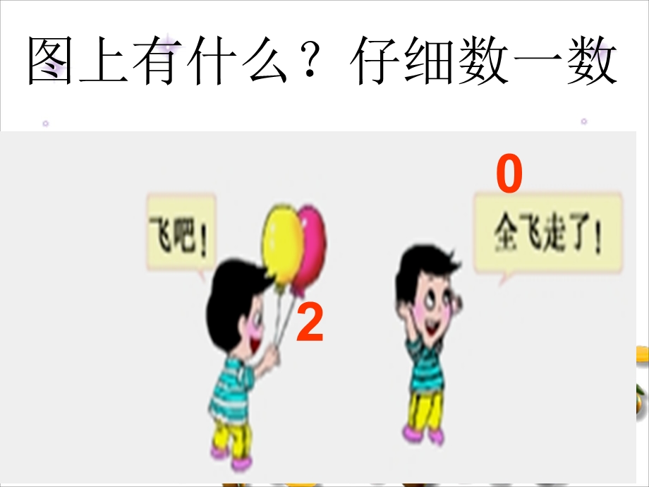 (西师大版)一年级数学上册课件0的认识3[精选文档].ppt_第2页