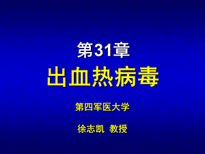 医学课件第31章出血热病毒ppt课件.ppt