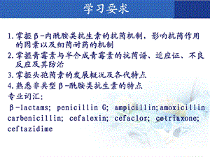 β内酰胺类抗生素文档资料.ppt