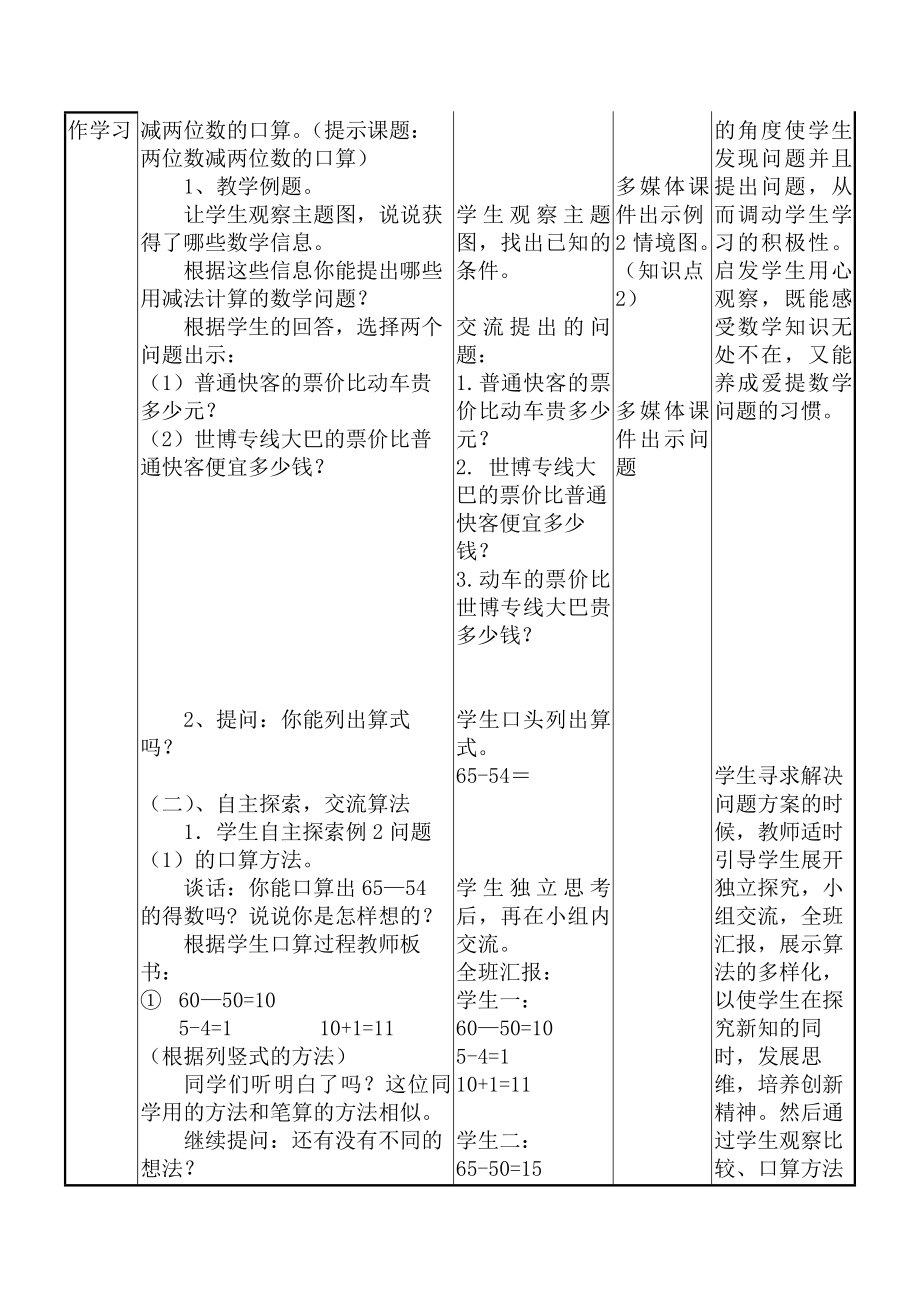 两位数减两位数口算教学设计[精选文档].doc_第3页