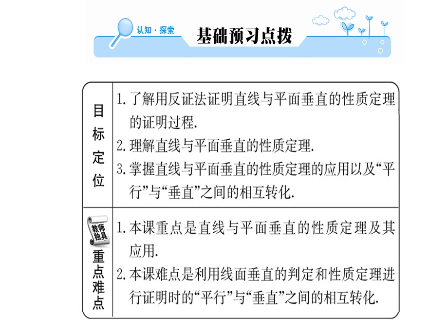 人教A版高中数学必修二课件：第二章 2.3 2.3.3直线、平面垂直的判定及其性质(共55张PPT).ppt_第2页