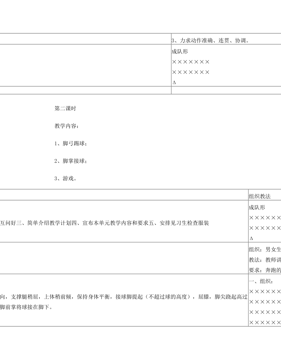 最新小学足球教案名师优秀教案.doc_第3页