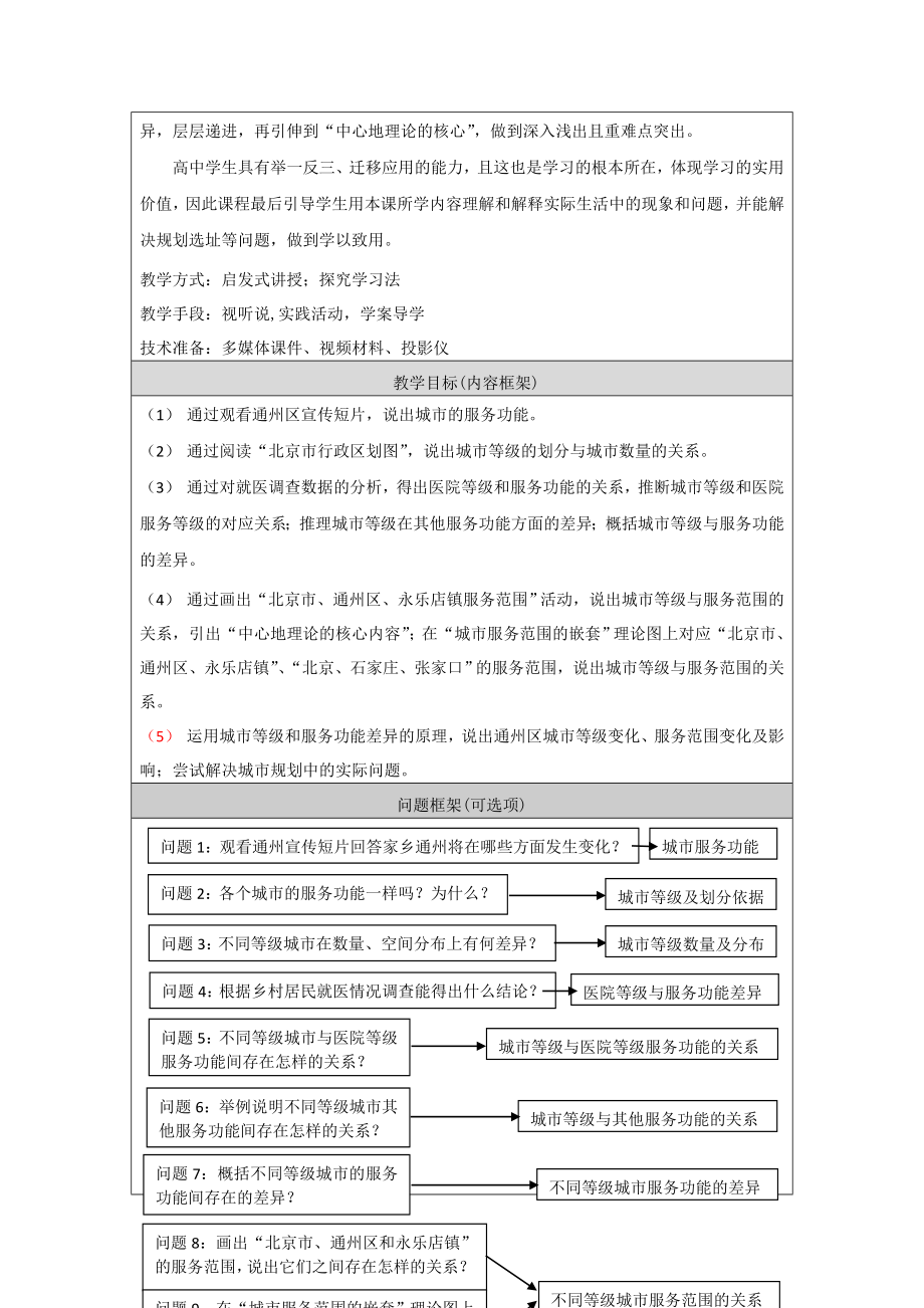 不同等级城市服务范围教学设计[精选文档].doc_第3页