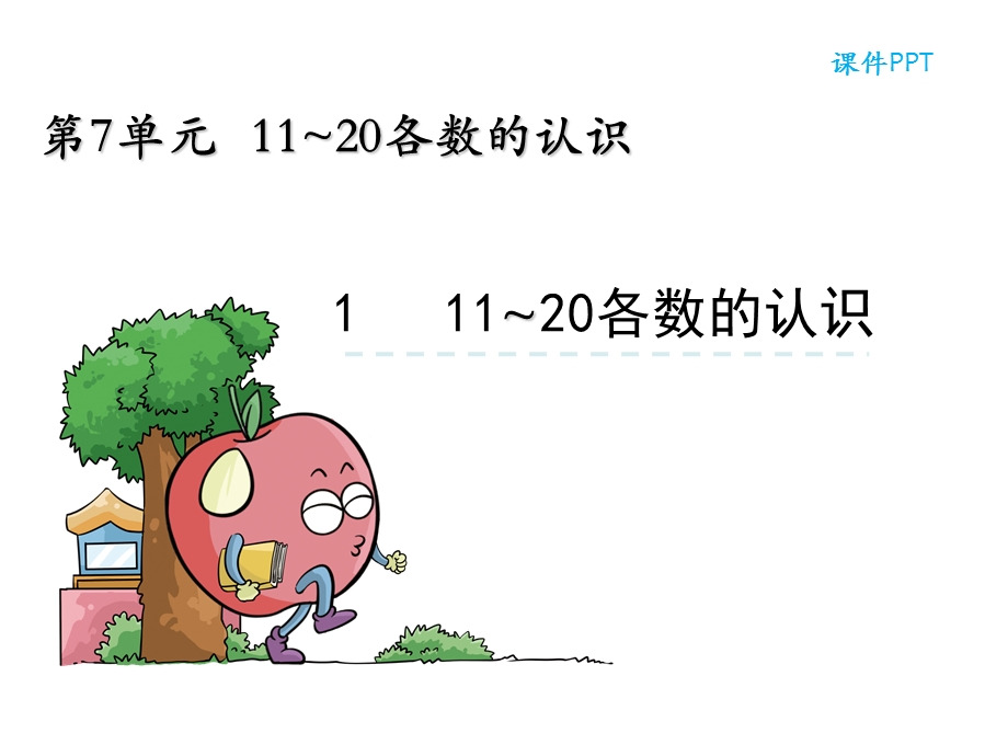 一年级上册数学课件7.1 11~20各数的认识冀教版(共24张PPT)教学文档.ppt_第3页