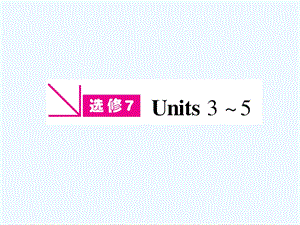 【安徽专版】《金版新学案》2011高三英语一轮课件 新人教版选修7-3.ppt