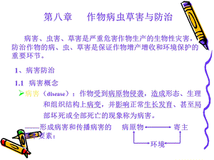 医学课件第八章作物病虫害防治.ppt