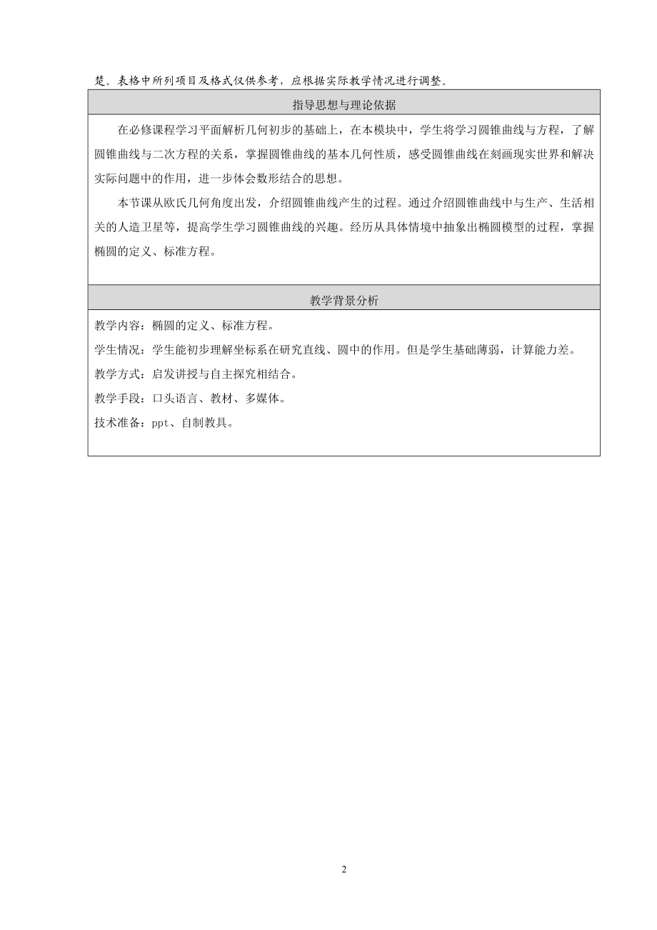 北京二中亦庄学校李毅椭圆及其标准方程[精选文档].doc_第2页