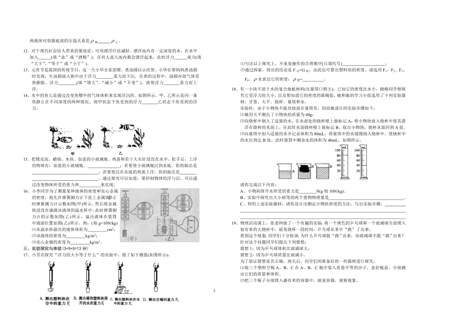 浮力单位练习题[精选文档].doc_第2页