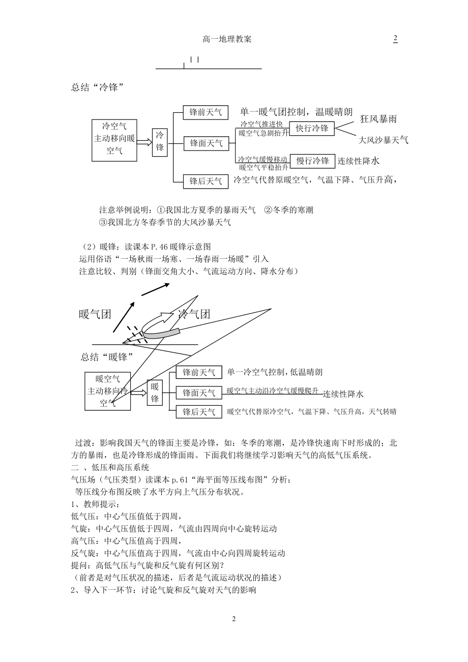 2.5常见天气系统教案[精选文档].doc_第2页