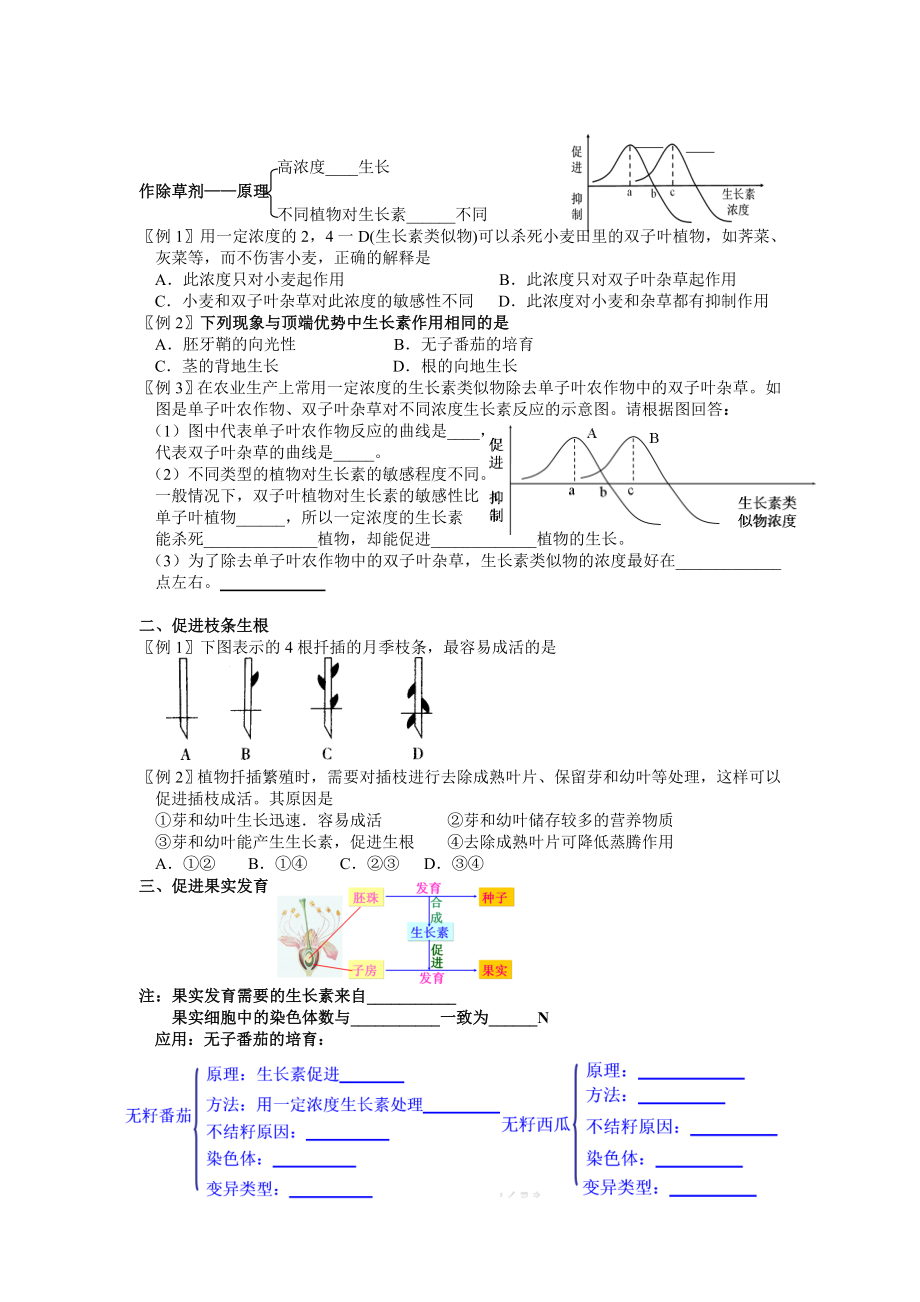 3.2生长素的生理作用学案姜云祥[精选文档].doc_第3页