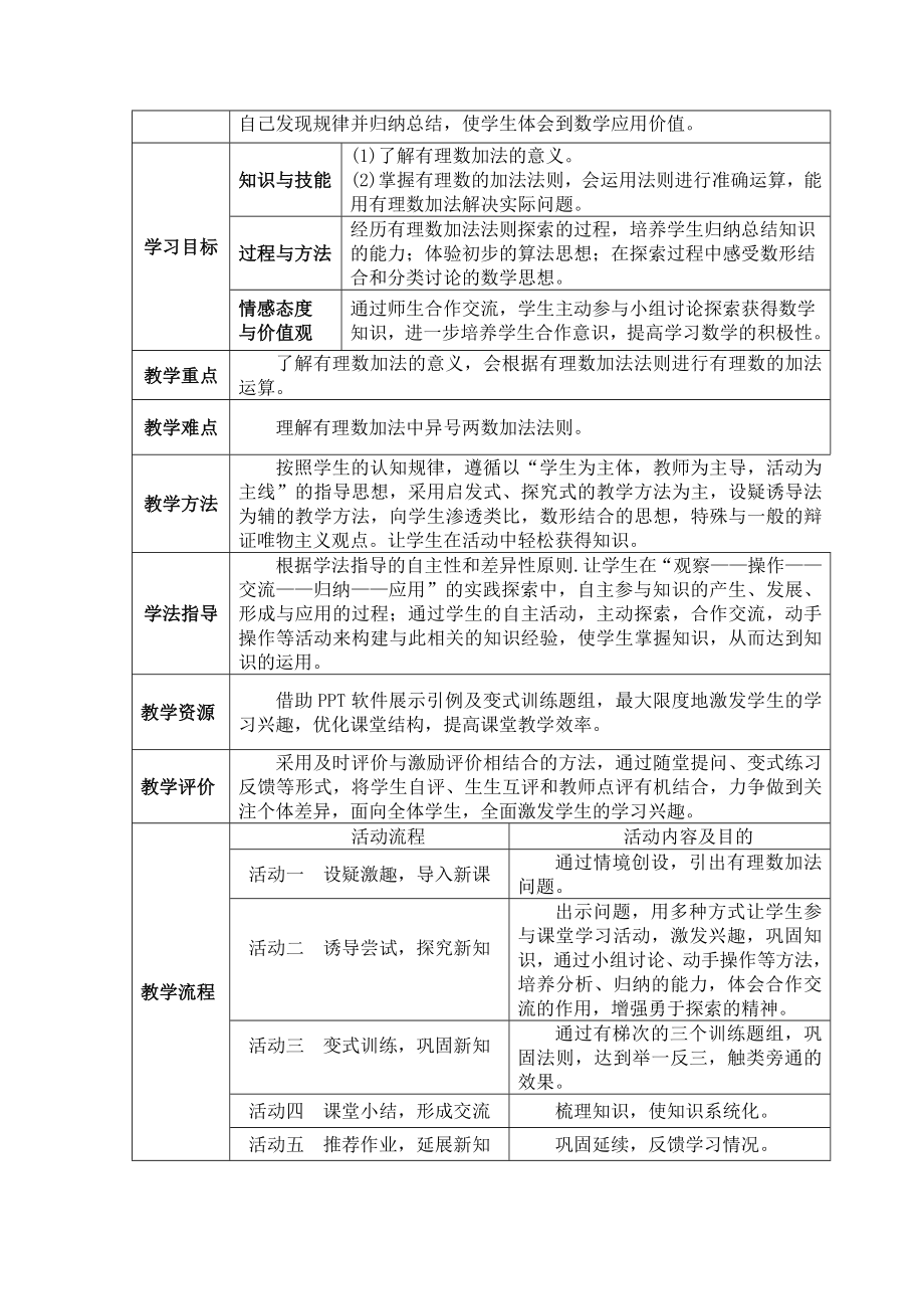 有理数的加法第一课时教学案例[精选文档].doc_第2页