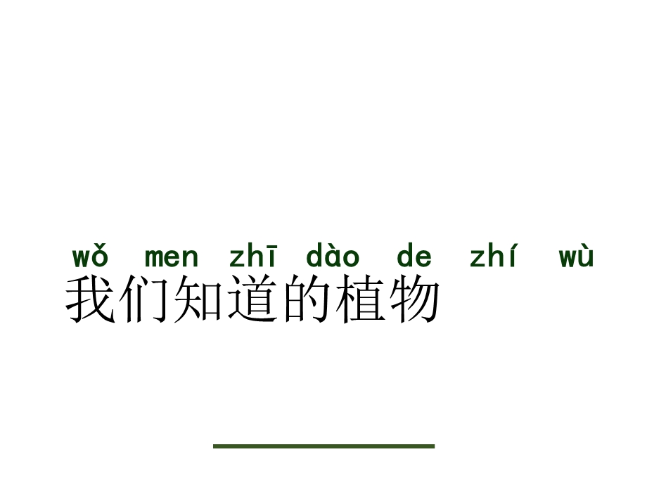 一年级上册科学课件1.1 我们知道的植物 7l教科版 (共24张PPT)教学文档.ppt_第1页