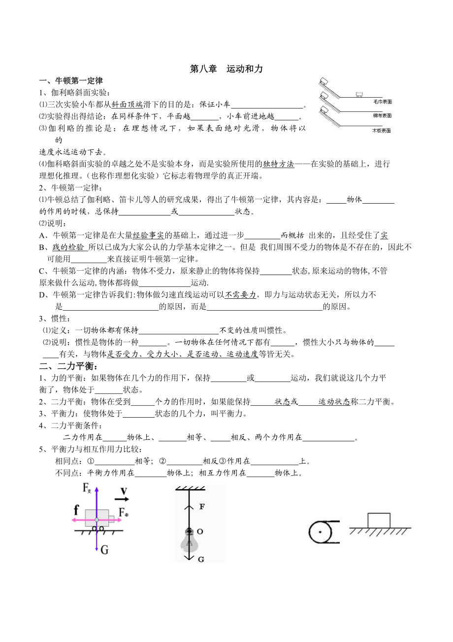 最新八年级下册物理知识点汇编.doc_第2页