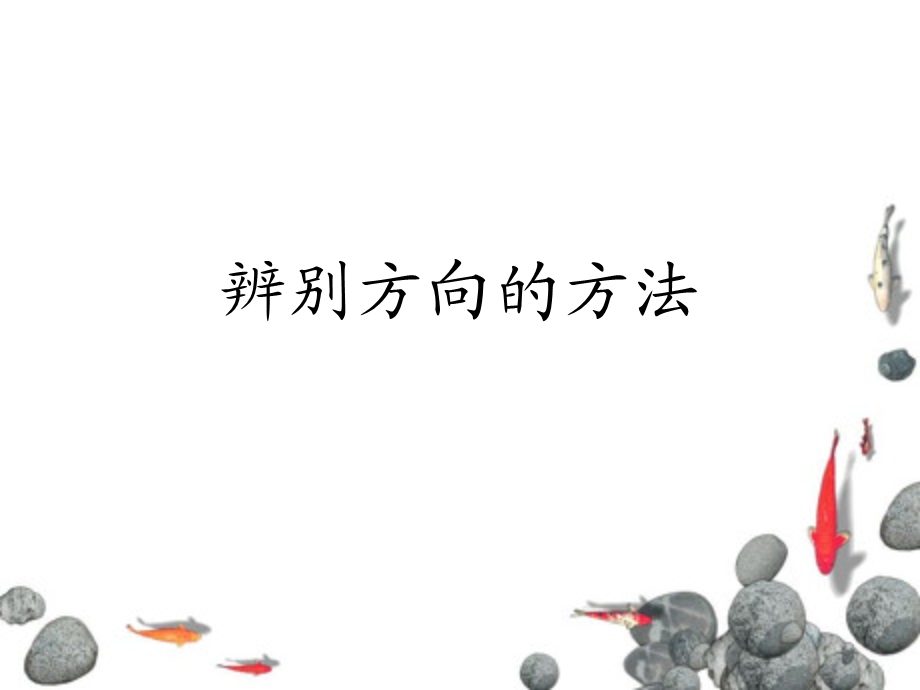 三年级下册科学课件辨别方向的方法｜粤科版 (共13张PPT).ppt_第1页