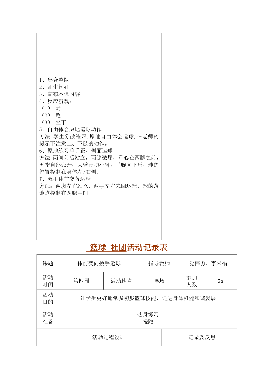 篮球社团活动记录表[精选文档].doc_第2页